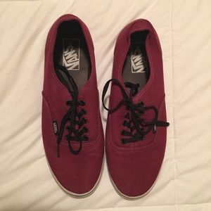 Authentic Burgundy/Maroon Vans